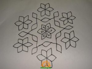 Rangoli design 9